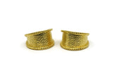 Brass Ring, Raw Brass Adjustable Ring N0413