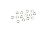 3mm Jump Ring, 250 Antique Silver Plated Brass Jump Rings (3x0.50mm) J001 A0359