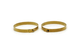 Brass Cuff Bangle, Raw Brass Cuff Bracelet Bangles BRC190