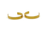 Raw Brass Bangle - 2 Raw Brass Cuff Bracelet Blank Bangles (10x145x1mm) Brc004