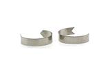 Steel Arrow Cuff - Stainless Steel Arrow Cuff Bracelet Blank Bangles Without Holes (144x15x0.80mm) BRC127