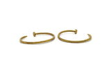 Brass Nail Cuff, Raw Brass Nail Cuff, Bracelet Bangle (190x4mm) Brc182