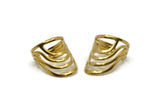 Brass Ethnic Ring, Raw Brass Adjustable Ethnic Rings N0144