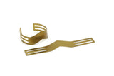 Brass Chevron Bracelet, Raw Brass Bracelet Cuff, Bracelet Bangle (19x151x0.80mm) BRC170