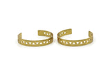 Brass Triangle Cuff, Raw Brass Triangle Cuff Bracelet Blanks Bangle (10x152x1mm) V019