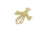 Brass Ethnic Charm, Raw Brass Ethnic Motif Charms With 1 Hole, Earring Charms (25x19x0.60mm) SMP3236