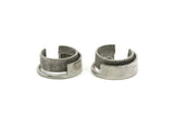 Silver Adjustable Ring, Antique Silver Plated Brass Adjustable Rings N0064 H0178