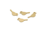 Brass Bird Blank, 50 Raw Brass Bird Blanks, Findings (5x12x0.80mm) SMP2924 SY0369