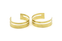 Brass Bracelet Blank - Raw Brass Flat Stamping Bracelet Blanks, Bangles (20x145x0.80mm) BRC023