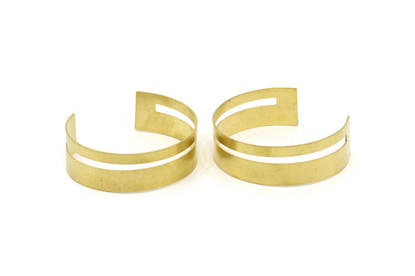 Brass Bracelet Blank - Raw Brass Flat Stamping Bracelet Blanks, Bangles (20x145x0.80mm) BRC023