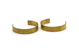 Brass Cuff Bracelet - 2 Raw Brass Cuff Bracelet Blank Bangle Without Holes (12x0.80mm) BRC014