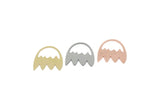 Custom Jellyfish Charms for Jewelry Making, Personalized Brass, Copper, Stainless Steel Ocean Pendant (24x24mm) SMP3137