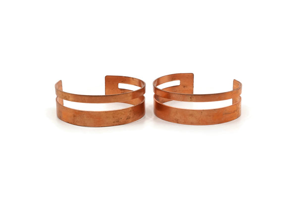 Copper Cuff, Raw Copper Cuff Bracelet Bangles (20x156x1mm) Brc088