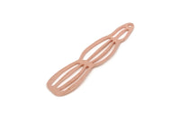 Copper Charm, 4 Raw Copper Charms With 1 Hole, Pendant Charm, Earring Findings (46x10.5x0.80mm) SMP2907