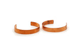 Copper Chevron Cuff - Raw Copper Bracelet Stamping Blank Cuffs (10x145x1mm) BRC079