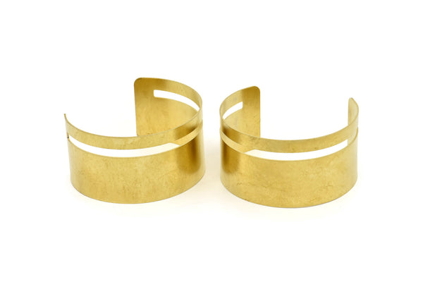 Brass Bracelet Blank - Raw Brass Flat Stamping Bracelet Blanks, Bangles (35x145x0.80mm) BRC096