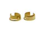 Brass Adjustable Ring, Raw Brass Adjustable Rings N0064