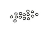 4mm Jump Rings - 100 Oxidized Black Brass Jump Rings, Findings (4x0.70mm) A0338