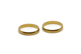 Engagement Ring Setting, 5 Raw Brass Engagement Ring Settings (17mm) MN78
