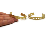 Brass Triangle Cuff, Raw Brass Triangle Cuff Bracelet Blanks Bangle (10x152x1mm) V018
