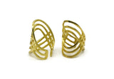 Brass Ring, Raw Brass Adjustable Rings N0006