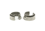 Silver Adjustable Ring, Antique Silver Plated Brass Adjustable Rings N0064 H0178