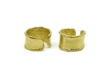 Brass Ring, Raw Brass Adjustable Ring N0110