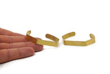 Brass Bracelet Blank, 4 Raw Brass Cuff Bracelet Blank Bangle (145x8x1mm) BRC200