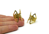 Brass Ring, Raw Brass Adjustable Ring N0223