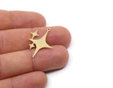 Brass Charm, Raw Brass North Star Charms With 1 Loop, Pole Star Findings, Earring Charms, Pendant Charms (40/30x0.60mm) SMP3015