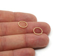11mm Circle Connector, Raw Brass Circle Connectors, Findings (11x0.80mm) SMP3336