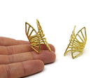 Brass Ring, Raw Brass Adjustable Ring N0219