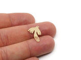 Brass Bird Charm, Raw Brass Bird Charms, Charm Pendants, Earring Findings (20/25/30x0.60mm) SMP2946