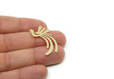 Custom Phoenix Charms for Jewelry Making, Personalized Brass, Copper, Stainless Steel Bird Pendant (34x18x0.80mm) SMP3158