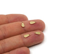Brass Drop Charm, 24 Raw Brass Tiny Drop Charms With 1 Hole, Earrings, Findings (8x4x0.80mm) SY0332