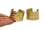 Brass Bracelet, Raw Brass Bracelet Bangle Cuffs (40x150x0.80mm) V010