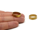 Brass Ring Setting - 5 Raw Brass Ring Settings (22mm) Mn57