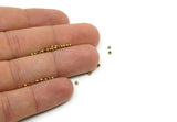 Brass Ball Bead, 500 Raw Brass Spacer Ball Beads (2mm) N0565