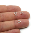 6mm Jump Ring, 50 Antique Silver Plated Brass Jump Ring Connectors Findings (6x1.2mm) A0367