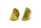 Brass Ring, Raw Brass Adjustable Ring N0369