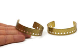 Brass Bracelet, Raw Brass Triangle Textured Bracelet Bangle (15x152x1mm) V008
