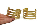 Brass Cuff Bangle - Raw Brass Cuff Bracelet Bangles (41x155x0.80mm) Brc141