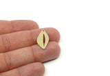 Custom Charms for Jewelry Making, Personalized Brass, Copper, Stainless Steel Blank With 1 Hole (25x12mm) SMP3156