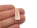 Copper Face Charm, Raw Copper Face Charms, Earring Findings, For Jewelry Making SMP2889