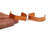 Copper Cuff Blank - Raw Copper Cuff Bracelet Blanks Bangles (15x140x1mm) Brc075