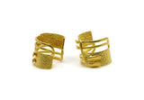 Brass Ethnic Ring, Raw Brass Adjustable Ethnic Rings N0004