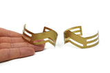 Brass Cuff - Raw Brass Cuff Bracelet Bangles BRC174