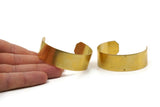 Brass Cuff Bracelet - Raw Brass Cuff Bracelet Bangles (20x145x1mm) BRC112