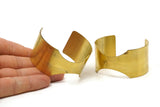 Raw Brass Cuff - Raw Brass Cuff Bracelet Bangles (33x147x0.80mm) Brc036