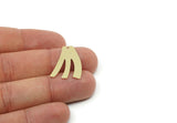Custom Charms for Jewelry Making, Personalized Brass, Copper, Stainless Steel Blank (26x19mm) SMP3155